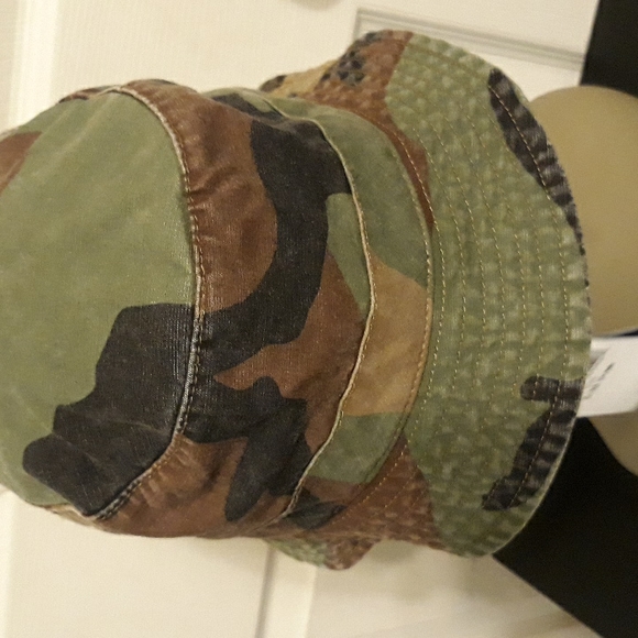 NWT Polo Ralph Lauren Camo Chino Bucket Hat - Multi - Picture 9 of 14